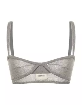 Бюстгальтер Khaite, серый