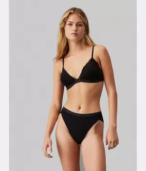 Бюстгальтер кружевной Calvin Klein Underwear, черный