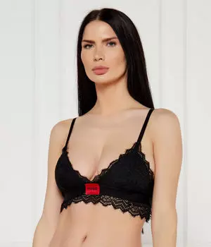 Бюстгальтер кружевной Hugo Bodywear, черный
