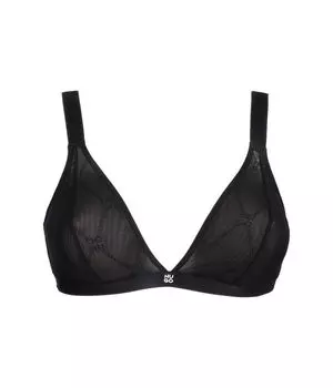 Бюстгальтер кружевной Hugo Bodywear спортивный, черный