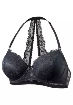 Бюстгальтер LASCANA Push-up Bra, черный