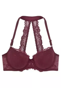 Бюстгальтер LASCANA Push-up Bra, темно-красный