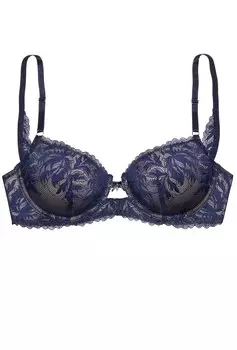 Бюстгальтер Lascana, синий/темно-синий