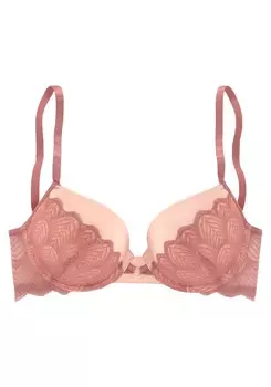 Бюстгальтер Lascana, темно-розовый