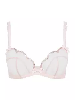 Бюстгальтер Lorna Party с глубоким вырезом на косточках Agent Provocateur, розовый