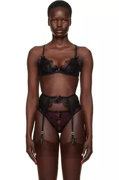 Бюстгальтер Lorna с кружевом Agent Provocateur, черный