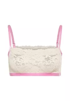 Бюстгальтер LSCN by LASCANA Bralette Bra, кремовый
