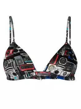 Бюстгальтер Luxe с треугольными чашками Fleur Du Mal, серый