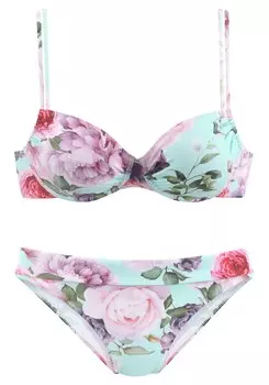 Бюстгальтер-майка бикини Lascana, смешанные цвета