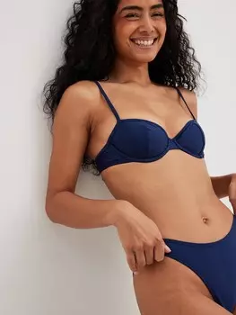 Бюстгальтер-майка Бикини Топ NA-KD, морской синий