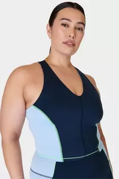 Бюстгальтер-Майка Power Racerback Sweaty Betty, синий