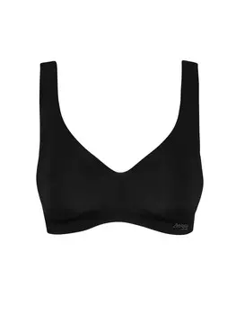 Бюстгальтер майка SLOGGI T-shirt Bra ZERO Feel, черный