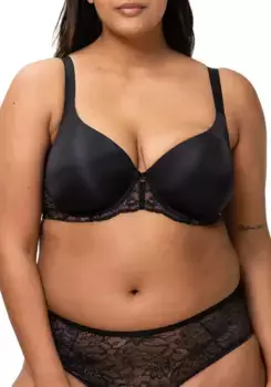 Бюстгальтер-майка Triumph "Amourette Charm WHP01", чашка B-E, с гладкими чашками, тонкая набивка, черный