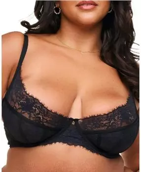 Бюстгальтер Mandi Demi без подкладки для женщин больших размеров Adore Me, черный