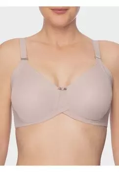 Бюстгальтер минимайзер, комфортный на косточках, формованный, женский felina, цвет Light Taupe