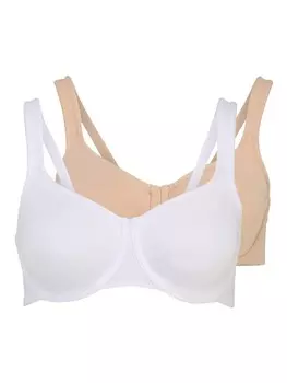 Бюстгальтер-минимайзер PETITE FLEUR Minimizer BH, цвет puder+wei