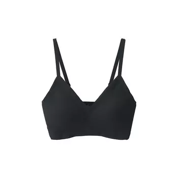 Бюстгальтер Muji со съемными подушечками, темно-коричневый