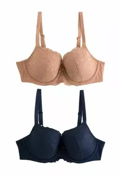 Бюстгальтер на косточках 2 PACK Next, синий