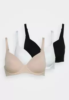 Бюстгальтер на косточках 3 PACK Marks & Spencer, бежевый