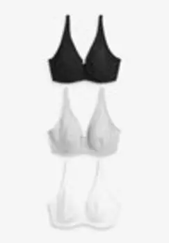 Бюстгальтер на косточках 3 PACK Next, черный
