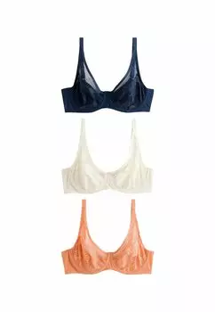 Бюстгальтер на косточках 3 PACK Next, оранжевый