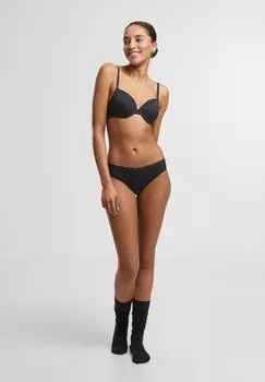 Бюстгальтер на косточках BASIC 2-PACK - Triangle bra Urban Classics, черный
