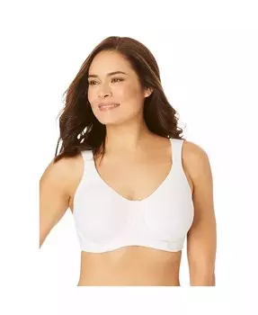 Бюстгальтер на косточках больших размеров с лепестками Comfort Choice, белый