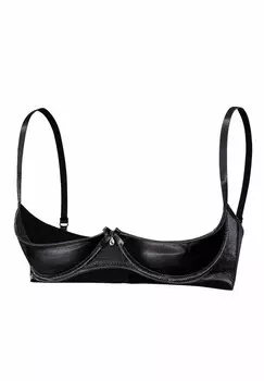 Бюстгальтер на косточках BSTENHEBE AUSZIEHBARES OBERCUP LASCANA, черный