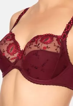 Бюстгальтер на косточках Conturelle, темно-красный