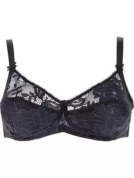 Бюстгальтер на косточках COTONELLA, черный