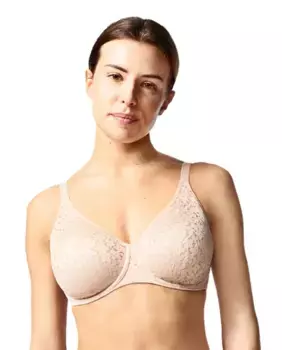 Бюстгальтер на косточках Coverage Norah с кружевом Chantelle, бежевый