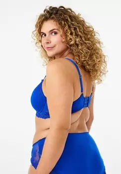 Бюстгальтер на косточках Devoted By Zizzi, синий