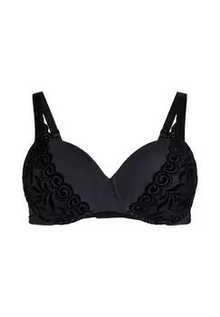 Бюстгальтер на косточках Devoted By Zizzi, черный