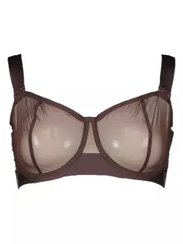 Бюстгальтер на косточках DKNY, коричневый