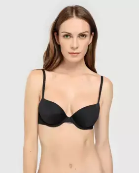 Бюстгальтер на косточках Dkny Litewear с подкладкой, черный