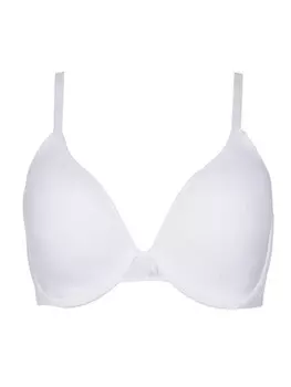 Бюстгальтер на косточках DKNY Monogram Mesh, белый