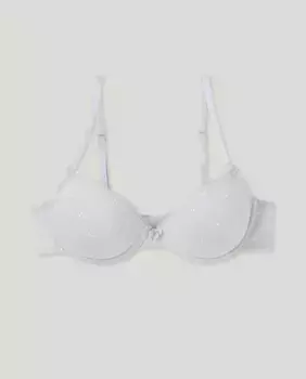 Бюстгальтер на косточках для девочки Cotton Juice, черный