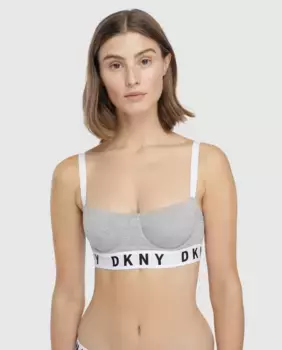 Бюстгальтер на косточках для группы бойфрендов DKNY, серый