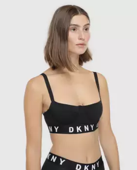 Бюстгальтер на косточках для группы бойфрендов DKNY, черный