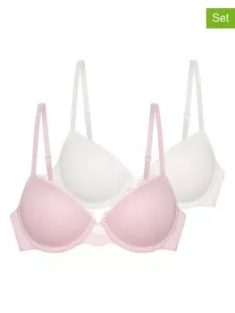 Бюстгальтер на косточках Dorina 2er Set Jaylani, цвет rosa/creme