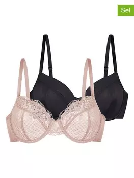 Бюстгальтер на косточках Dorina, цвет rosa/schwarz