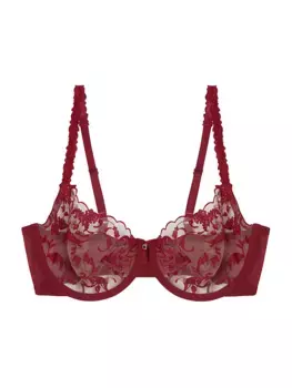 Бюстгальтер на косточках Dramatic Interlude Wacoal, цвет scarab