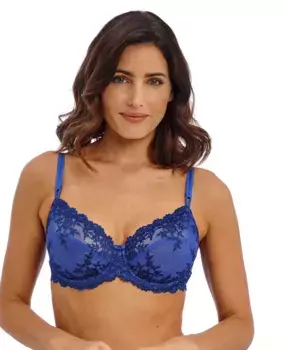 Бюстгальтер на косточках Embrace Lace Wacoal, синий