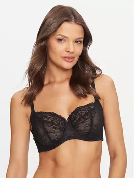 Бюстгальтер на косточках Emporio Armani Underwear, черный
