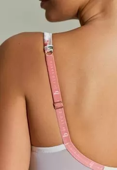 Бюстгальтер на косточках Floral B by Ted Baker, белый с цветочным принтом