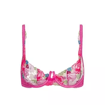 Бюстгальтер на косточках For Love &amp; Lemons Luella Underwire, фуксия