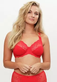 Бюстгальтер на косточках FULL COVERAGE SPITZE BH DAILY LingaDore, красный