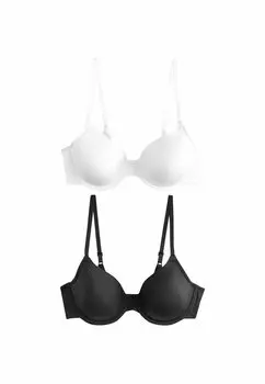 Бюстгальтер на косточках FULL CUP PAD TWO PACK Next, цвет Mottled Black