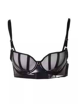 Бюстгальтер на косточках Hunkemller Bralette Bra Seductress, черный