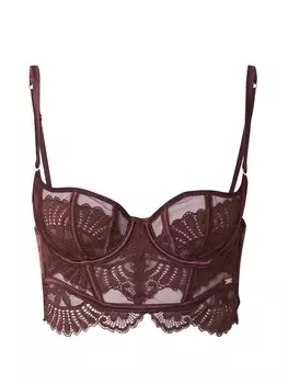 Бюстгальтер на косточках Hunkemller Bralette Bra, коричневый